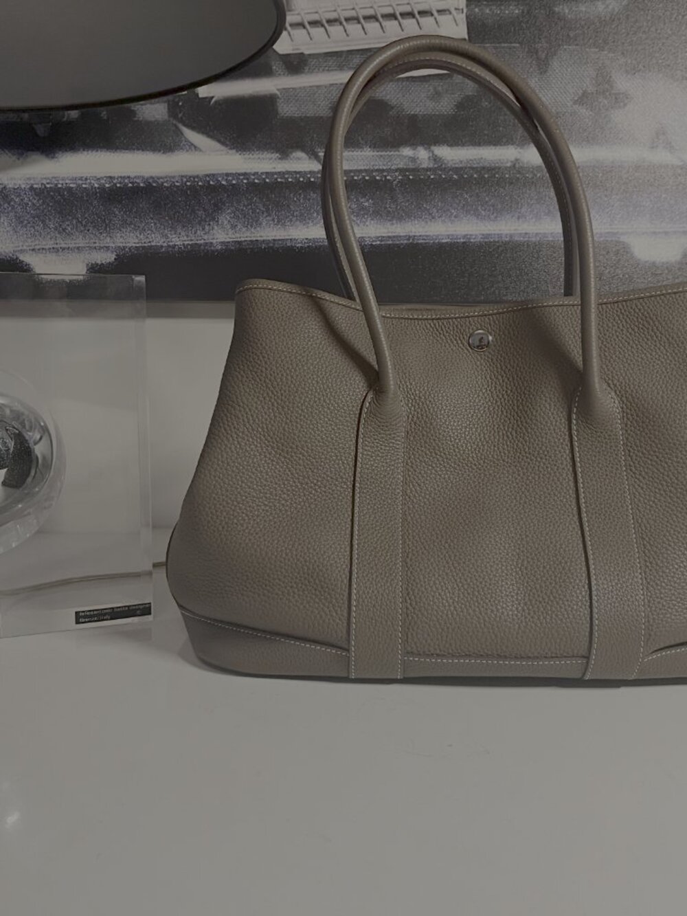 Garden Party Togo Leather Tote - Picture 7 of 10